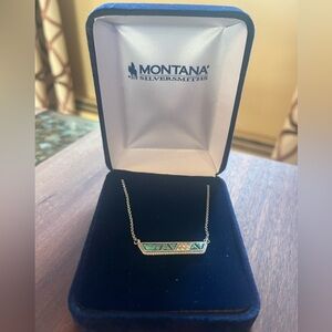 Montana Silversmiths High Noon Cobblestone bar necklace